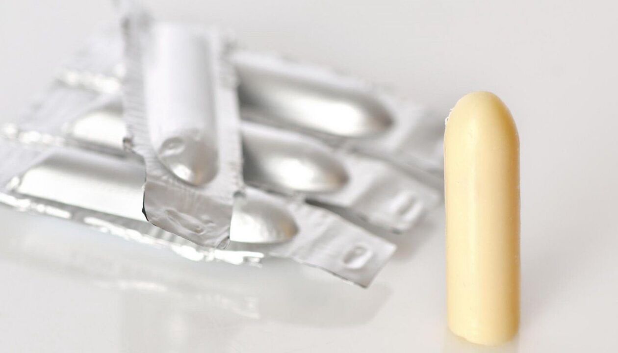 supositorio rectal para la prostatitis